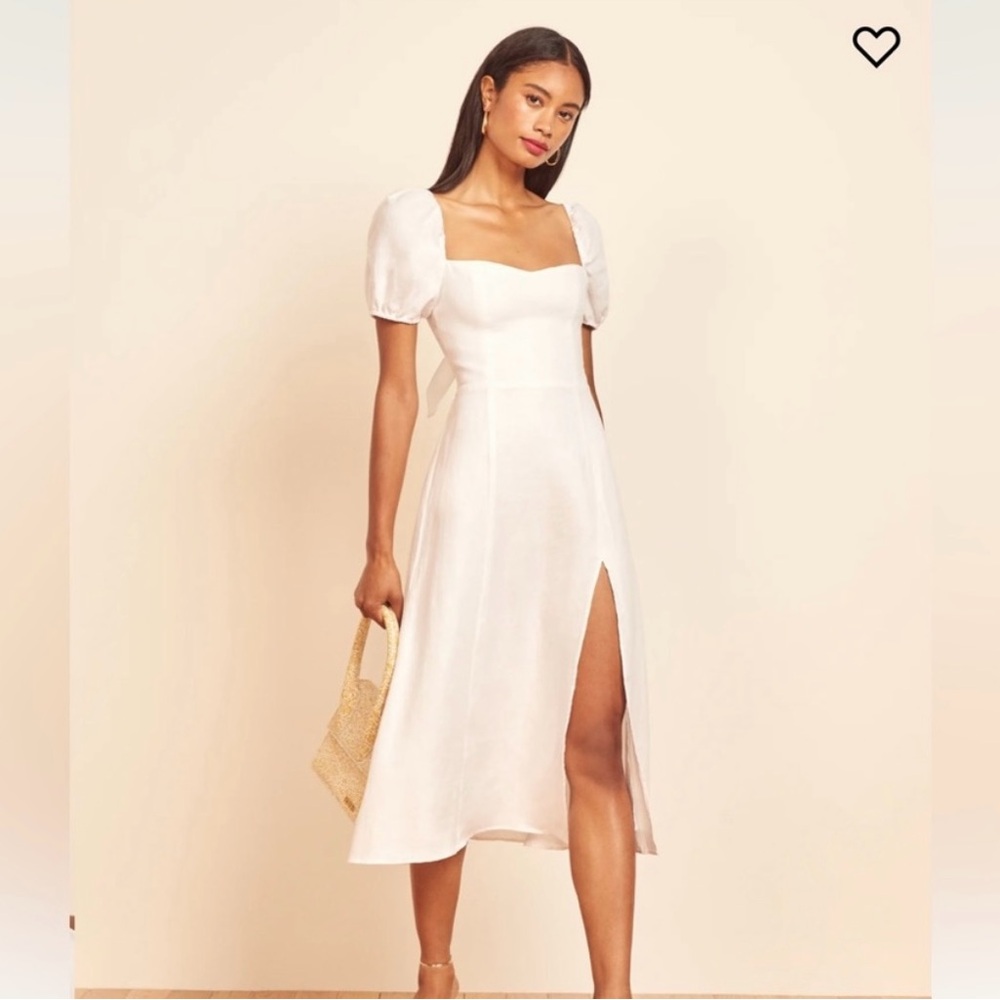 Reformation Denver Linen Dress